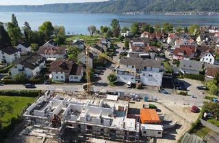 Wohnung kaufen in 78351 Bodman-Ludwigshafen, Baufortschritt!! Rathausgärten Ludwigshafen: Neubau 3-Zimmer OG Wohnung mit großem Südbalkon