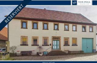 Haus kaufen in 97537 Wipfeld, RESERVIERT Historisches Anwesen in Wipfeld mit Sanierungspotenzial