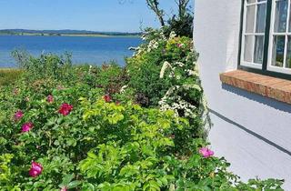 Haus kaufen in 18586 Gager, Stilvolles Reetdachhaus mit privatem Wasserzugang, Kamin und Sauna