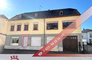 Haus kaufen in 54340 Leiwen, Leiwen: großes Wohn- und Geschäftshaus mit enormem Ausbaupotenzial sucht neuen Eigentümer!