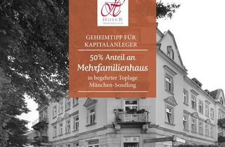 Mehrfamilienhaus kaufen in 81371 Sendling, 50% an gepflegtem Mehrfamilienhaus € 4.571./ qm Wohnfläche