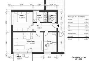 Wohnung mieten in Friedrich Von Spee Str., 97204 Höchberg, Sehr helle Wohnung mit drei Zimmern und Balkon in Höchberg, Hexenbruch (bevorzugt mit Hund)