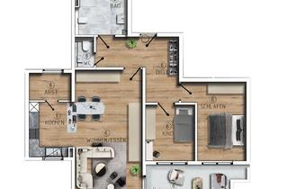 Wohnung kaufen in 74193 Schwaigern, Viel Raum für neue Ideen – moderne Wohnung mit Niveau (Wo.6)