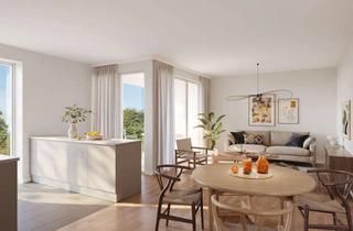 Wohnung kaufen in 04288 Leipzig, Leipzig - Neubau-Projekt Sonnenhof -modern und komfortabel: Neubau-Dachgeschosswohnung in Holzhausen