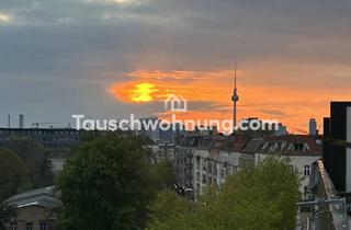 Wohnung mieten in Revaler Straße 17, 10245 Friedrichshain, Tauschwohnung: Helle Dachterassenwohnung 3 Zimmer mit Blick auf Berlin