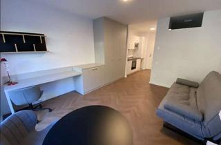 Wohnung mieten in Vesaliusstraße, 13187 Pankow, Geschmackvoll möblierte 1-Raum-Wohnung mit Balkon und Einbauküche in Berlin (Erstbezug)