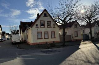 Haus kaufen in 68649 Groß-Rohrheim, PREIS!! Zweifamilienhaus mit XXL Scheune und Anbauten zu verkaufen! Garage, Scheune, zwei Wohnungen!