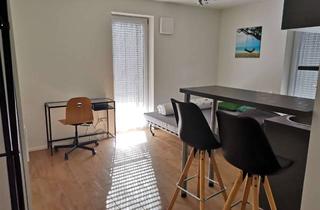 Wohnung mieten in Gustav-Philipp-Straße 36e, 86633 Neuburg, Vollmöblierte moderne 1-Zimmer-Wohnung mit Balkon zu vermieten