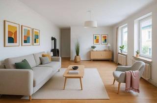 Wohnung kaufen in Landsberger Allee 53, 10249 Friedrichshain (Friedrichshain), Am Volkspark Friedrichshain: Weitläufige 3-Zimmer-Gründerzeitwohnung *mit Balkon* - in Sanierung!