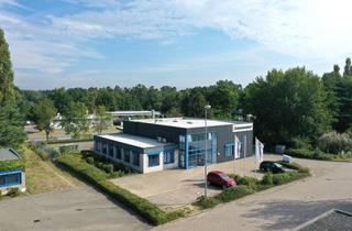 Gewerbeimmobilie kaufen in Glasewitzer Chaussee 33a, 18273 Güstrow, Flexibel nutzbare Büro-, Werkstatt-, Lagerimmobilie mit Klima, Rampe, Ölabscheider, Stellplätze