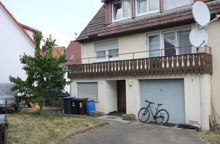 Haus kaufen in 73235 Weilheim, Vermietete DHH mit 6 Zi., Keller, Terrasse, Balkon, 2 Garagen