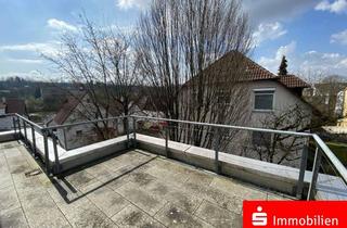 Wohnung kaufen in 73061 Ebersbach, Sofort beziehbare 2-Zimmer-ETW mit Dachterrasse und TG-Stellplatz!!!