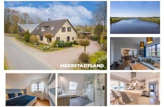 Haus kaufen in 25794 Tielenhemme, Landhausflair trifft modernes Design – Resthof mit eigenem Deich an der Eider