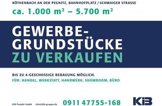 Gewerbeimmobilie kaufen in Schwaiger Straße, 90552 Röthenbach, * Gewerbegrundstücke * ca. 1.000 m² - 5.700 m² * individuell teilbar *