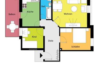 Wohnung kaufen in 01689 Weinböhla, Ideale Wohnung mit großem Balkon und Blick ins Grüne!