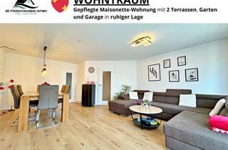 Wohnung kaufen in 71720 Oberstenfeld, WOHNTRAUM - Gepflegte Maisonette-Wohnung mit 2 Terrassen, Garten und Garage in ruhiger Lage