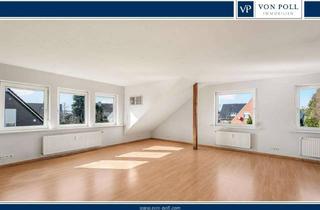 Wohnung kaufen in 24787 Fockbek, Große Dachgeschosswohnung mit Balkon und kleinem Garten in gepflegtem Zweifamilienhaus