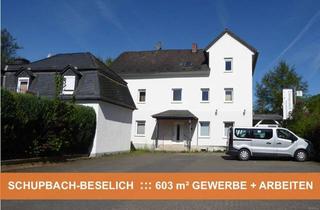 Gewerbeimmobilie kaufen in 65614 Beselich, ca. 603 m² GEWERBE+ WOHN + NUTZFLÄCHE ::: MITTEN im GRÜNEN ::: BESELICH SCHUPBACH