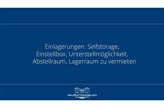 Gewerbeimmobilie mieten in 82362 Weilheim, Einlagerungen: Selfstorage, Einstellbox, Unterstellmöglichkeit, Abstellraum, Lagerraum zu vermieten