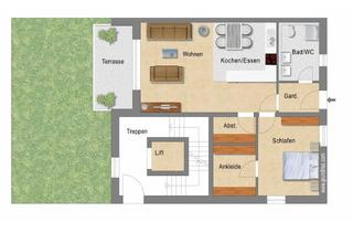 Penthouse kaufen in Detterstr. Ba, 94469 Deggendorf, Gartenliebhaber? 2-Zim-Neubau-Eigentumswohnungen mit Gartenanteil KfW 40 Plus Standard