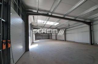 Gewerbeimmobilie kaufen in Steinäckerstraße 16, 74549 Wolpertshausen, Lagerhalle - 9 Sektionaltore, überdachter Unterstand, neuwertig