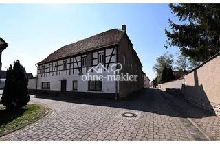 Haus kaufen in Oberdorf 17, 06556 Ritteburg, Fachwerkhaus - Wohnen und Arbeiten - leerstehend und sanierungsbedürftig