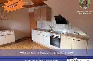 Wohnung mieten in Fasanenstraße 10, 26897 Bockhorst, ***Schöne 4 Zimmer Oberwohnung in Bockhorst frei***