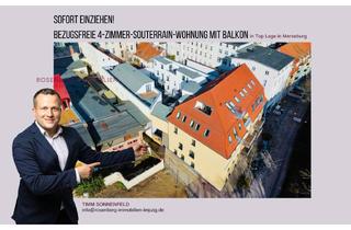 Wohnung mieten in Preußerstraße We 02, 06217 Merseburg, *bezugsfrei* Moderne 4-Zimmer Souterrain- Wohnung in Top Lage in Merseburg