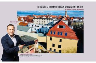 Haus mieten in Preußerstraße We 02, 06217 Merseburg, Top renovierte 4-Raum Souterrain-Wohnung in Merseburg – viel Platz und Komfort