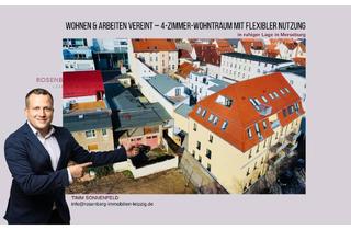 Büro zu mieten in Preußerstraße We 02, 06217 Merseburg, *bezugsfrei* 4-Zimmer-Wohnung mit Souterrain für Büro und Wohnen – in zentraler Lage in Merseburg