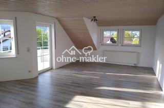 Wohnung mieten in Ahornweg, 73560 Böbingen, 4 Zimmer Wohnung DG mit Balkon in Böbingen zu vermieten