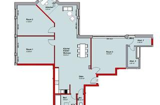 Wohnung mieten in Alte Elbgaustraße 14, 22523 Eidelstedt, Erstbezug nach Sanierung mit EBK: Stilvolle 4-Raum-Wohnung in Hamburg Eidelstedt
