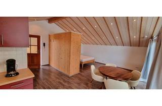 Wohnung mieten in 82387 Antdorf, Teilmöblierte, geräumige und modernisierte 1-Zimmer-Wohnung mit Balkon und Einbauküche