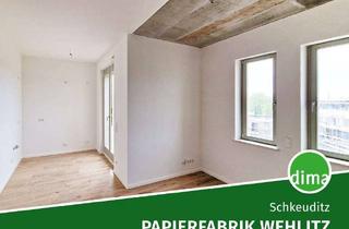 Wohnung mieten in Fabrikstraße 17, 04435 Schkeuditz, ERSTBEZUG sanierte Papierfabrik | Appartement im DG mit Klimaanlage, kleiner Dachterrasse u.v.m.