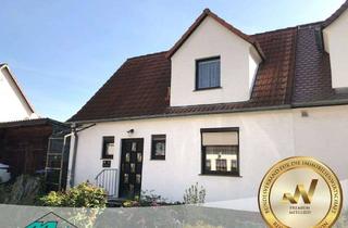 Doppelhaushälfte kaufen in 04567 Kitzscher, Gemütliche kleine Doppelhaushälfte mit Garten und Garage in Kitzscher zu verkaufen
