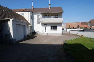 Haus kaufen in 76351 Linkenheim-Hochstetten, Achtung Bieterverfahren: DHH mit Hof, Garage, Scheune, Schuppen und Garten!