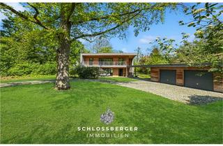 Villa kaufen in 82275 Emmering, "VILLA IM PARK": MODERNE ARCHITEKTUR MIT WEITLÄUFIGEM GARTEN UND AMPER-ZUGANG