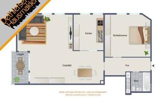 Wohnung kaufen in 25746 Heide, Schöne 2 Zimmer-Eigentumswohnung mit Weitblick im Y-Haus in Heide-Butendiek, Kreis Dithmarschen