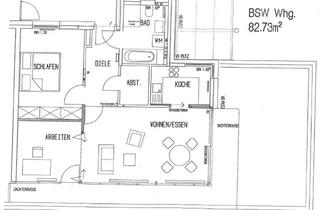 Penthouse mieten in Cäcilienstraße, 74072 Heilbronn, Exklusive 3-Zimmer-Penthouse-Senioren-Wohnung mit gehobener Innenausstattung und EBK in Heilbronn