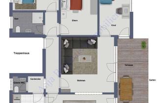 Wohnung mieten in 33334 Gütersloh, Gütersloh: Erdgeschoss mit Garten und Garage in einem 2 Familienhaus, stadtnahe Lage am Grüngürtel