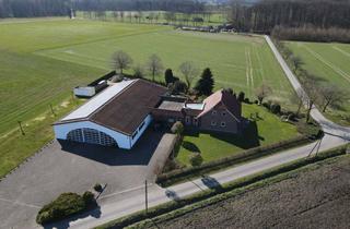 Einfamilienhaus kaufen in 48739 Legden, Einfamilienhaus mit großzügiger Halle & Bürotrakt – perfekt für Selbstständige