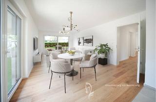 Wohnung kaufen in 97204 Höchberg, Neubau fertiggestellt! Hochwertige 4 Zimmer Terrassenwohnung mit Gartenanteil, A+ Massivbauweise