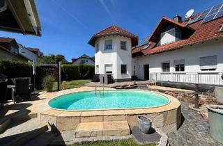Mehrfamilienhaus kaufen in 65558 Gückingen, Gückingen - 2-Familienhaus mit gehobener Ausstattung, Sauna, Pool Waldrand