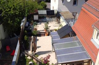 Wohnung kaufen in 73525 Schwäbisch Gmünd, Geschichte zum Verlieben - 4 Zimmer Altbauwohnung mit 100 qm Terrasse zentral in Gmünd
