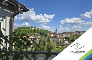 Wohnung kaufen in 93133 Burglengenfeld, Exklusive Maisonette-Wohnung mit Burgblick, Dachterrasse & Naabpanorama – Wohnen mit Stil!