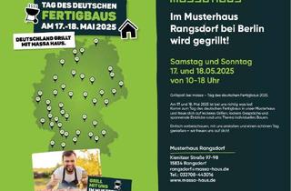 Haus kaufen in 03172 Guben, massa grillt! - Grillfest & Hausbau-Erlebnis am 17. und 18. Mai 2025 im Musterhaus Rangsdorf