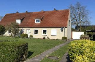 Doppelhaushälfte kaufen in 25541 Brunsbüttel, Ideale Doppelhaushälfte für die kleine Familie mit großem Garten