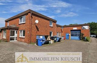 Büro zu mieten in 28832 Achim, 2 große Hallen/ Werkstätten mit Lager und Büro - große gepflasterte Außenflächen kurzfristig verfügb