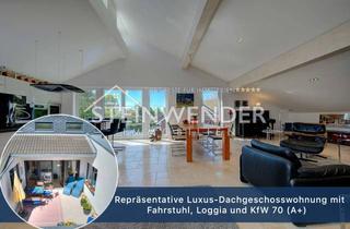 Wohnung kaufen in 23758 Oldenburg, Repräsentative Luxus-Dachgeschosswohnung mit Fahrstuhl, Loggia und KfW 70 (A+)