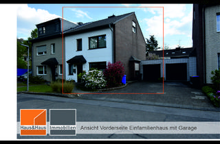 Einfamilienhaus kaufen in Schopenhauerstraße, 40789 Monheim, Voll ausgebautes Einfamilienhaus (DHH) mit großem Garten in Monheim-Baumberg
